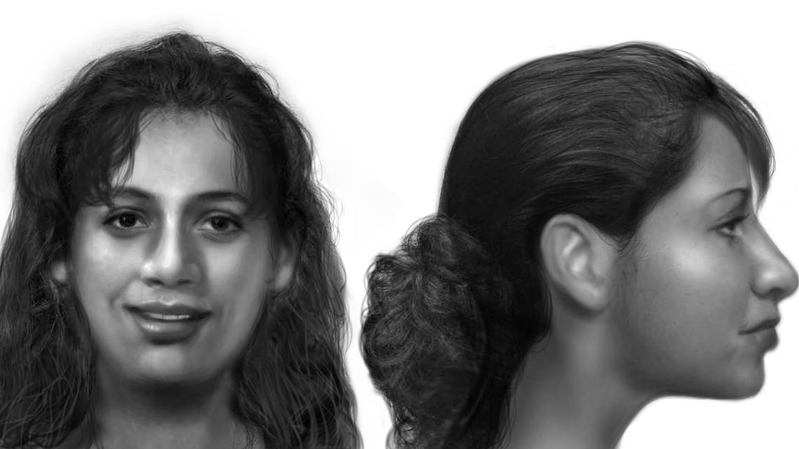 Police Sketch of Fort Worth, TX Jane Doe